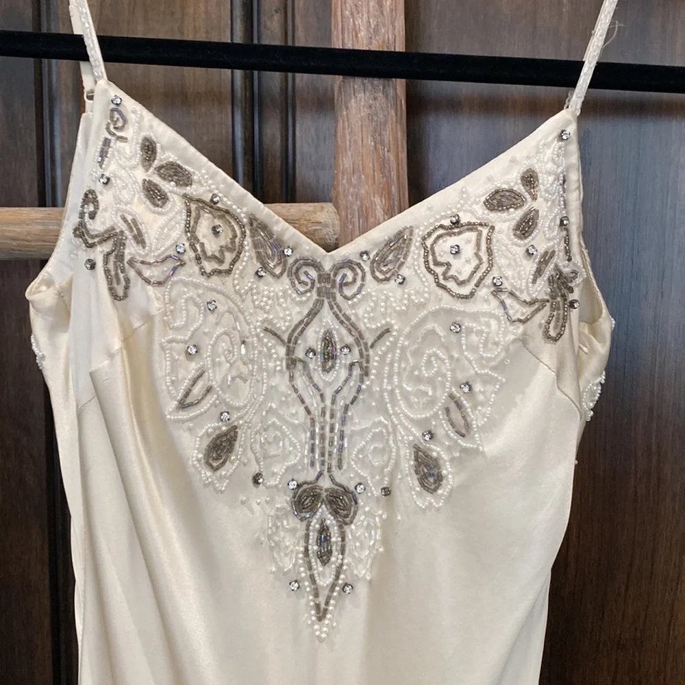 Sue Wong Silk Beaded Wedding Dress - Picture 6 of 16